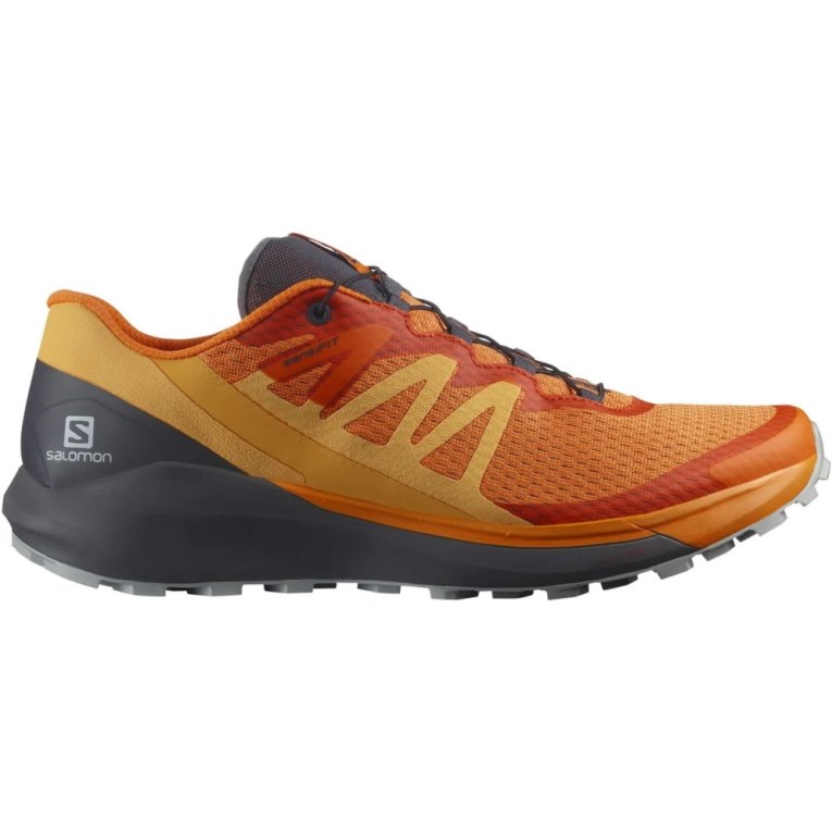 Orange Salomon Sense Ride 4 Men\'s Trail Running Shoes | IE GS7936